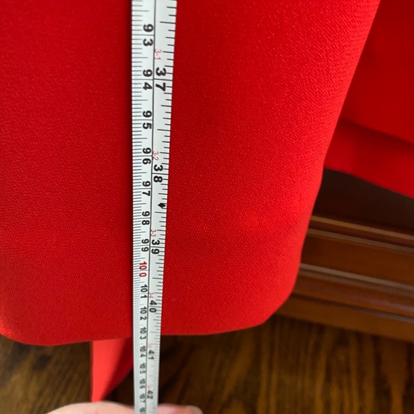 EUC Kate Spade Red Fit and Flare Dress Wedding Special Occasion Evening - Picture 12 of 14